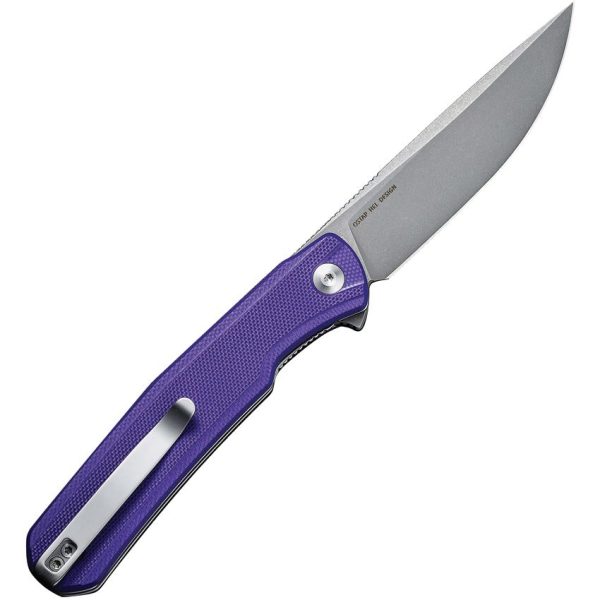 Sencut Scitus Linerlock Folding Knife - Purple G10
