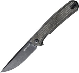 S210423.jpg Sencut Scitus Linerlock Folding Knife - Green Micarta