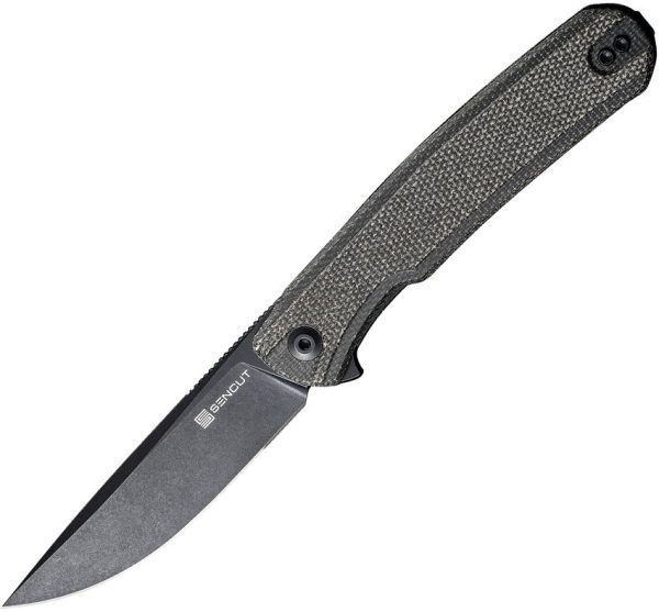 S210423.jpg Sencut Scitus Linerlock Folding Knife - Green Micarta
