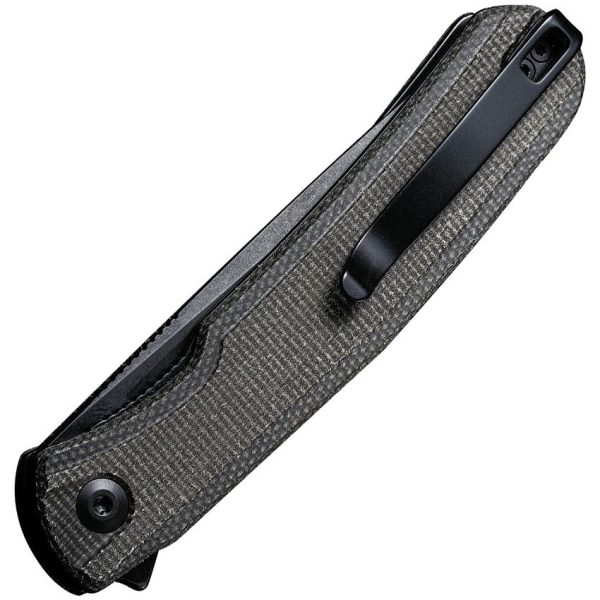 S210423_add_01.jpg Sencut Scitus Linerlock Folding Knife - Green Micarta