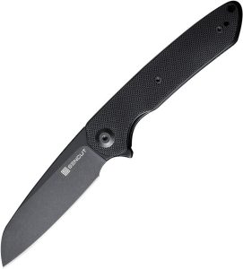 Sencut Kyril Linerlock Black G10 - Sheepsfoot Blade