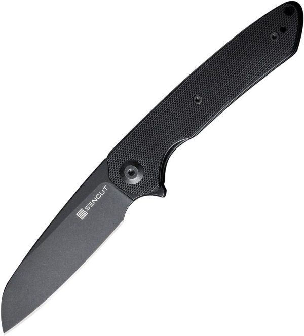 Sencut Kyril Linerlock Black G10 - Sheepsfoot Blade