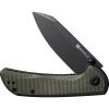 Sencut Fritch Linerlock Folding Knife - Green Micarta