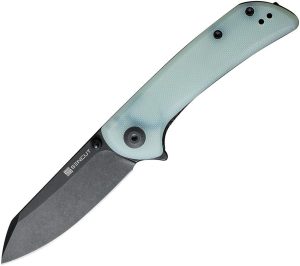 Sencut Fritch Linerlock Folding Knife - Jade G10