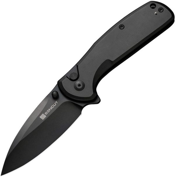 SENCUT ArcBlast Button Lock Black Aluminum