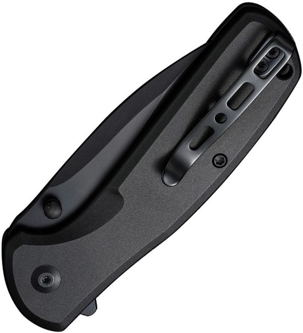 SENCUT ArcBlast Button Lock Black Aluminum