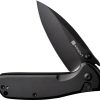 SENCUT ArcBlast Button Lock Black Aluminum