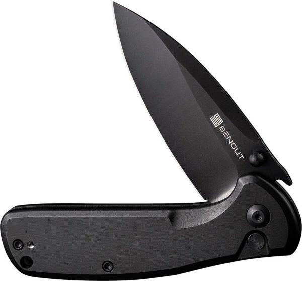 SENCUT ArcBlast Button Lock Black Aluminum
