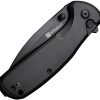SENCUT ArcBlast Button Lock Black Aluminum