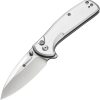 SENCUT ArcBlast Button Lock Silver Aluminum
