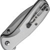 SENCUT ArcBlast Button Lock Silver Aluminum