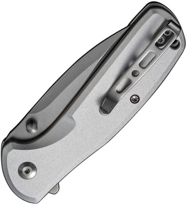 SENCUT ArcBlast Button Lock Silver Aluminum