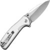 SENCUT ArcBlast Button Lock Silver Aluminum