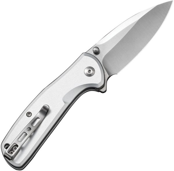 SENCUT ArcBlast Button Lock Silver Aluminum