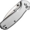 SENCUT ArcBlast Button Lock Silver Aluminum