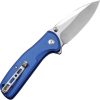 SENCUT ArcBlast Button Lock Blue Aluminum
