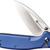 SENCUT ArcBlast Button Lock Blue Aluminum