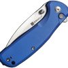 SENCUT ArcBlast Button Lock Blue Aluminum