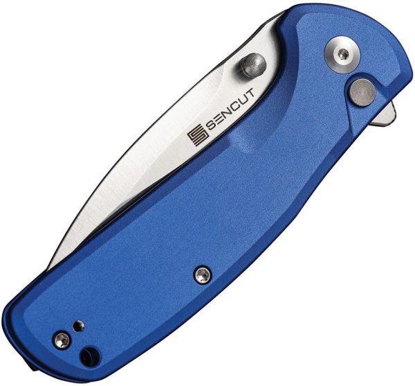 SENCUT ArcBlast Button Lock Blue Aluminum