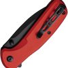 SENCUT ArcBlast Button Lock Red Aluminum