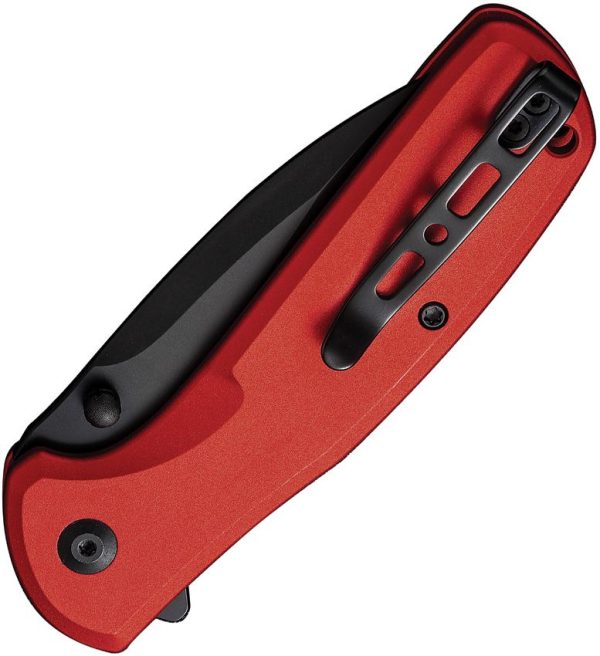 SENCUT ArcBlast Button Lock Red Aluminum