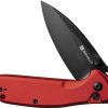 SENCUT ArcBlast Button Lock Red Aluminum