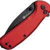 SENCUT ArcBlast Button Lock Red Aluminum