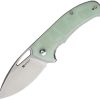 SENCUT Phantara Linerlock Folding Knife 3.75" 9Cr18MoV Jade G10