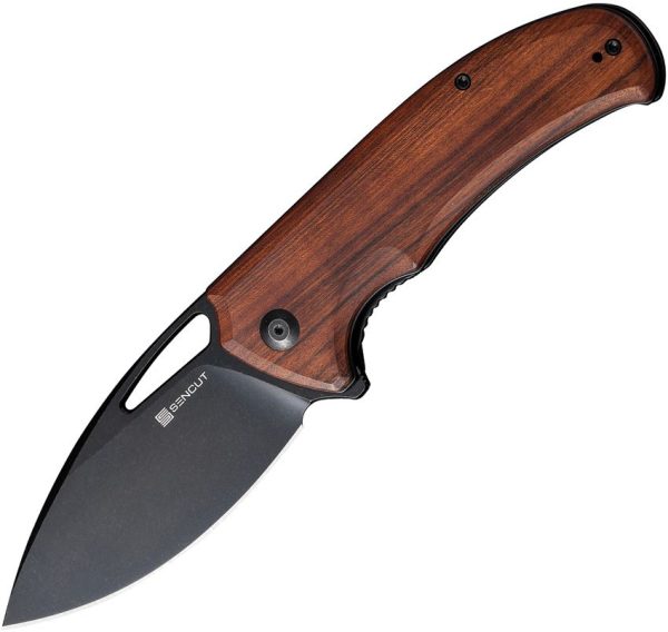 SENCUT Phantara Linerlock Wood Handle Drop Point