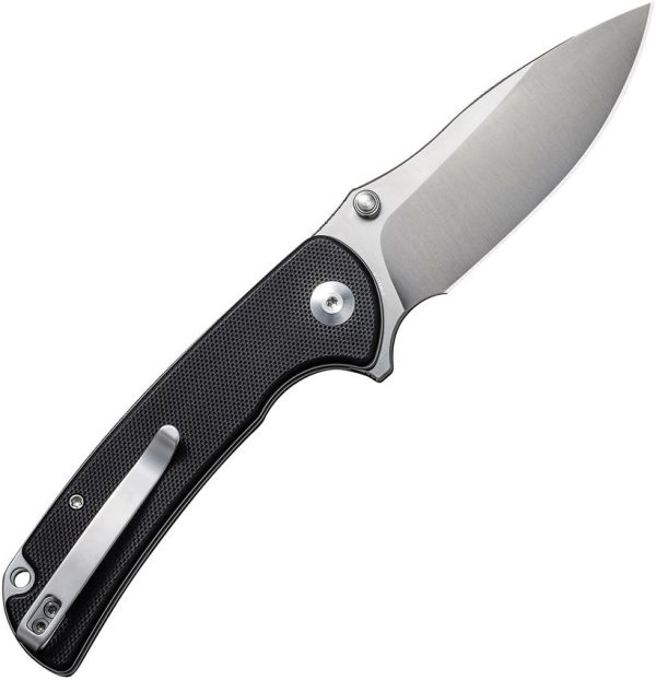 SENCUT Pulsewave Button Lock Black G10 Folding Knife