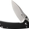 SENCUT Pulsewave Button Lock Black G10 Folding Knife