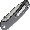 SENCUT Pulsewave Button Lock Folding Knife 3.5" Gray