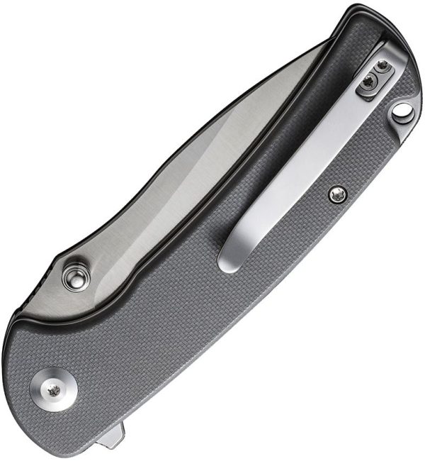 SENCUT Pulsewave Button Lock Folding Knife 3.5" Gray