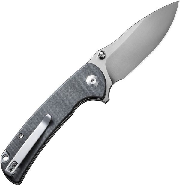 SENCUT Pulsewave Button Lock Folding Knife 3.5" Gray