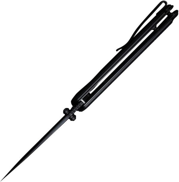 SENCUT Errant Linerlock Black G10 Drop Point Knife