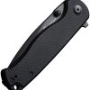 SENCUT Errant Linerlock Black G10 Drop Point Knife
