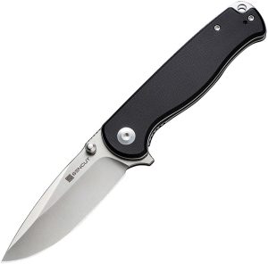 SENCUT Errant Linerlock Black Micarta Folding Knife