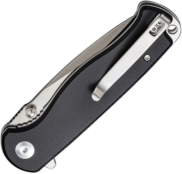 SENCUT Errant Linerlock Black Micarta Folding Knife