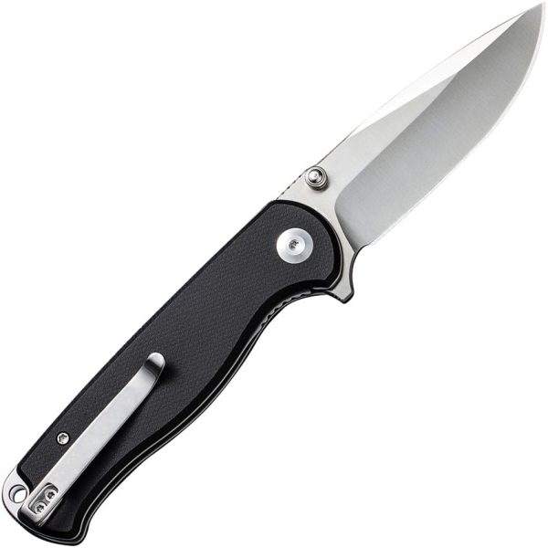 SENCUT Errant Linerlock Black Micarta Folding Knife