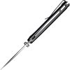 SENCUT Errant Linerlock Black Micarta Folding Knife