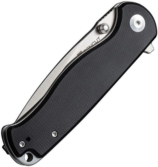 SENCUT Errant Linerlock Black Micarta Folding Knife