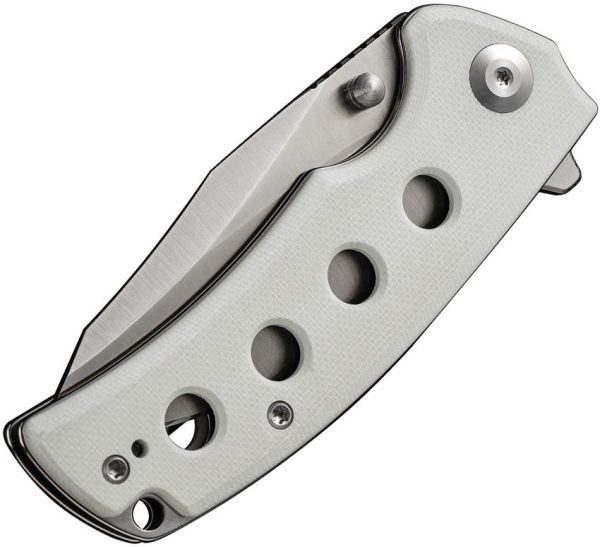 SENCUT Excalis Linerlock White G10 Reverse Tanto