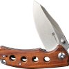 Sencut Excalis Linerlock - Guibourtia Wood Handle