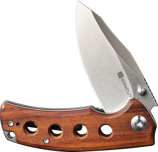 Sencut Excalis Linerlock - Guibourtia Wood Handle