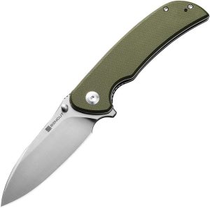 Sencut Borzam Linerlock - OD Green G10 Handle