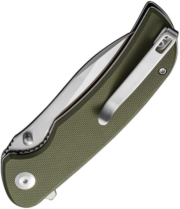 Sencut Borzam Linerlock - OD Green G10 Handle