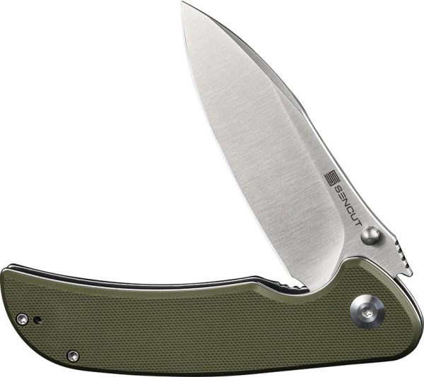 Sencut Borzam Linerlock - OD Green G10 Handle