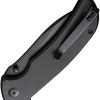Sencut Borzam Linerlock - Black Canvas Micarta