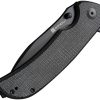 Sencut Borzam Linerlock - Black Canvas Micarta