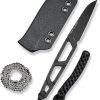 Sencut TEXO Neck Knife - Black Stonewash